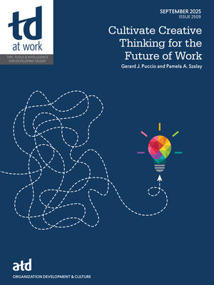 cover image of Cultivate Creative Thinking for the Future of Work